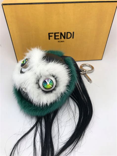 fendi fur ball amazon|Amazon.com: Fendi Bag Charm.